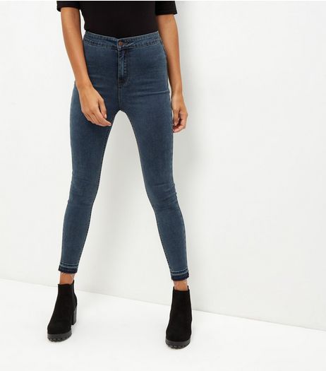 Blue High Waisted Skinny Jeans | New Look
