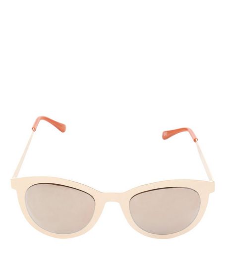 Rose Gold Wayfarer Sunglasses | New Look