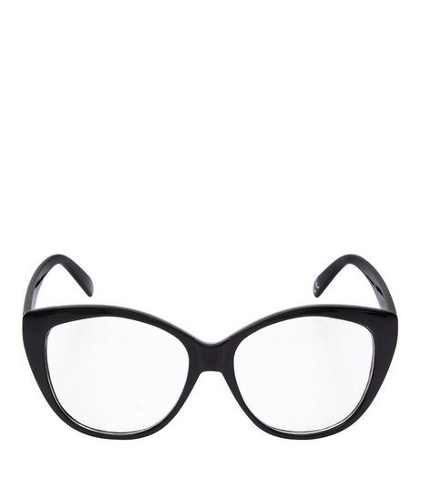 Black Cat Eye Glasses | New Look