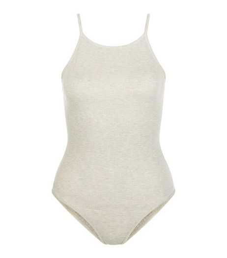 Gold Metallic Ribbed Bodysuit | New Look