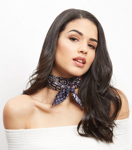 Multicoloured Paisley Print Bandana Neckerchief | New Look