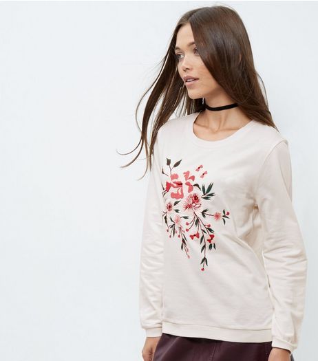 Anita and Green Floral Embroidered Jumper | New Look