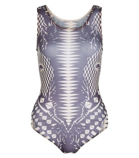 Cameo Rose Black Aztec Print Bodysuit | New Look
