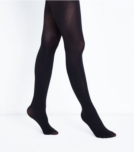 Black Premium 50 Denier Tights | New Look
