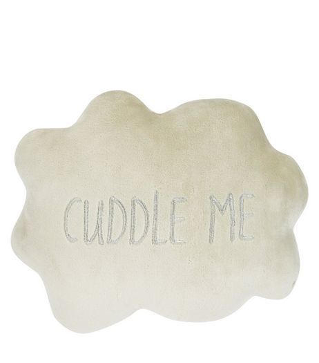 Cream Cuddle Me Cushion | New Look