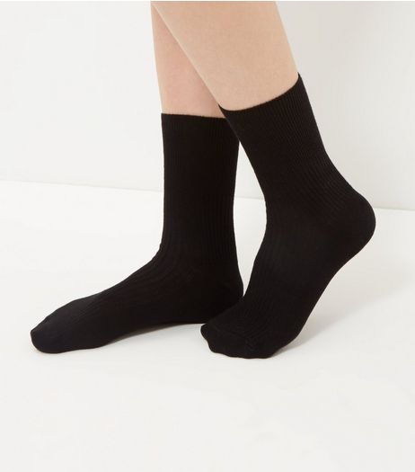 Black Ankle Socks | New Look