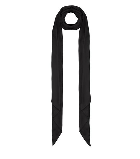 Black Skinny Scarf | New Look