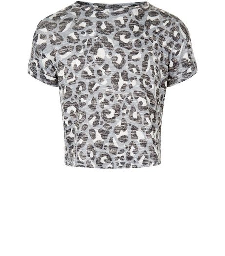 Girls Brown Animal Print T-Shirt | New Look