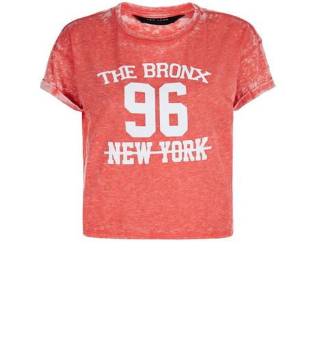 Teens Orange The Bronx T-Shirt | New Look