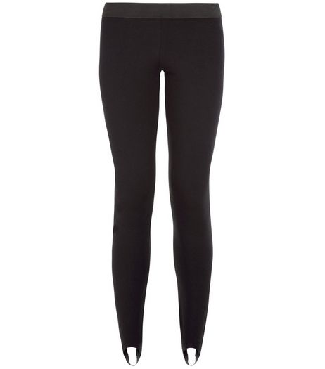 Black Stirrup Leggings | New Look