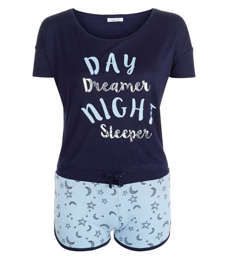 Teens Day Dreamer Night Sleeper Print Pyjama Set | New Look