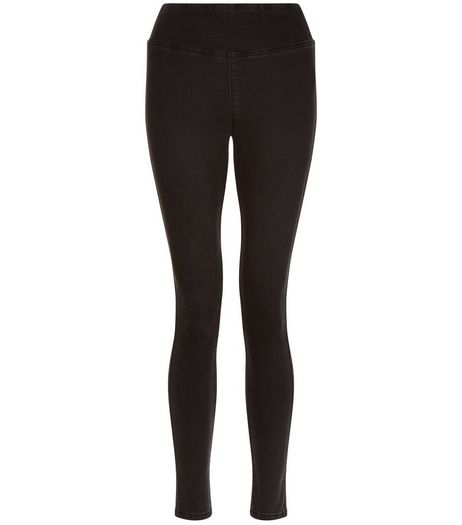 Teens Black High Waisted Jeggings | New Look