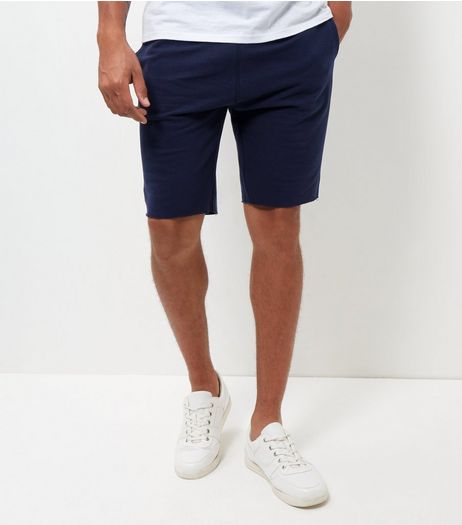 Navy Pique Shorts | New Look