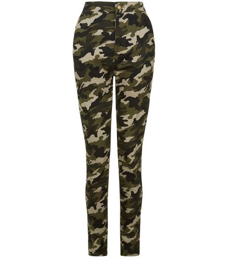Cameo Rose Camo Print Skinny Jeans | New Look