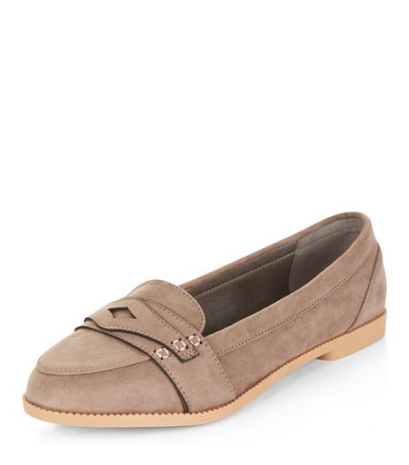 Teens Light Brown Suedette Loafers | New Look