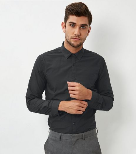Black Long Sleeve Shirt | New Look