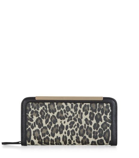 Black Animal Print Purse | New Look