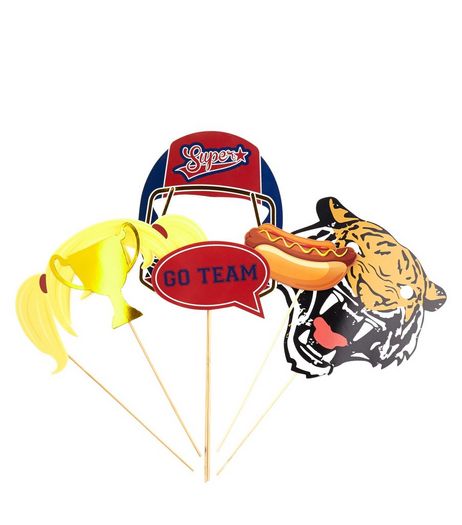Multicoloured Varsity Photo Pack | New Look
