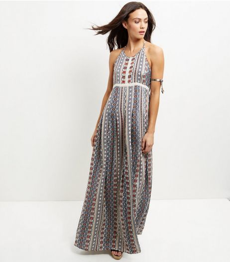 Anita and Green Blue Abstract Print Maxi Dress | New Look