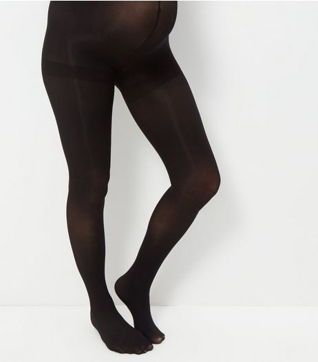 Maternity Black 70 Denier Tights | New Look