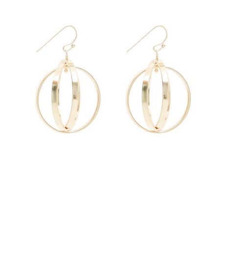 Gold Layered Hoop Earrings | New Look