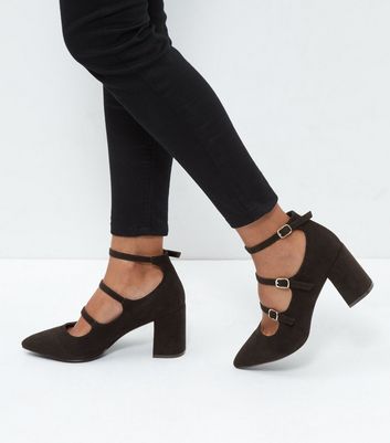 new look block heels wide fit