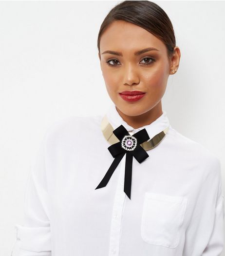 Black Bow Torque | New Look