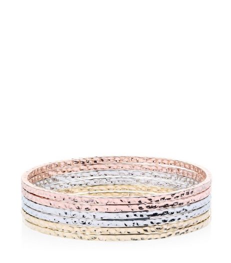 6 Pack Bangles | New Look