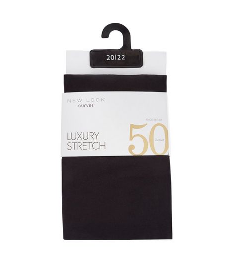 Curves Black 50 Denier Tights | New Look