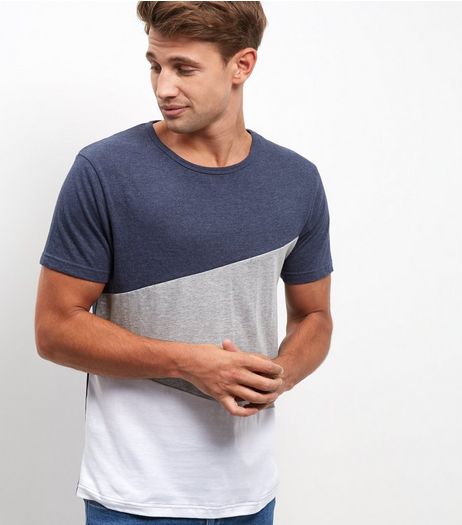 Navy Fine Knit Short Sleeve T-Shirt | New Look