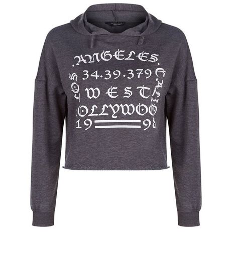Teens Grey Acid Wash Hoodie | New Look