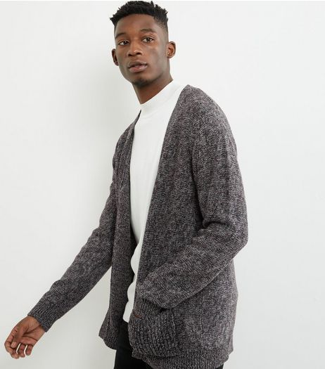 Brown Twist Double Pocket Cardigan | New Look