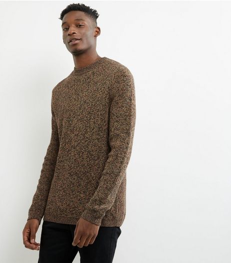 Yellow Twist Ribbed Crew Neck Jumper | New Look