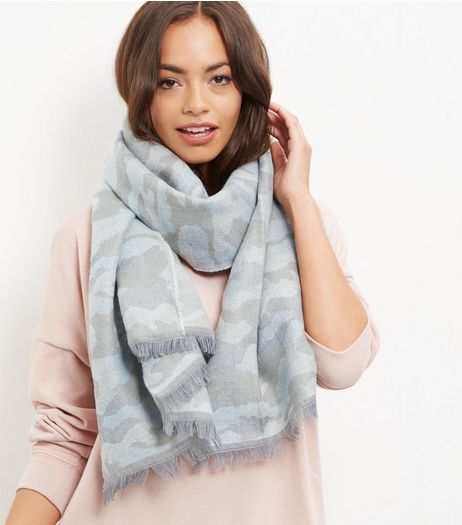 Camo Print Scarf | New Look