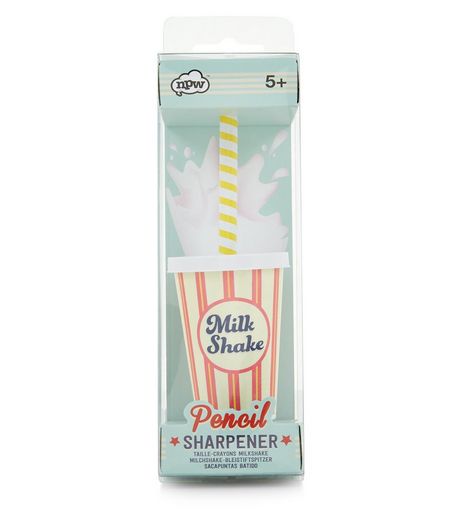 Red Milkshake Pencil Sharpener | New Look