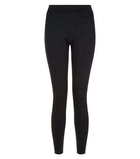 Teens Grey Houndstooth Leggings | New Look