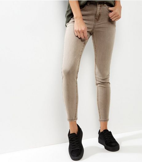 Mink Washed Skinny Jenna Jeans | New Look