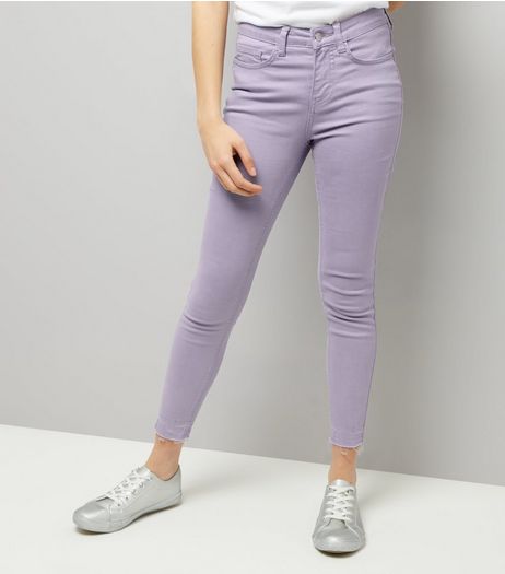 Lilac Washed Skinny Jenna Jeans | New Look