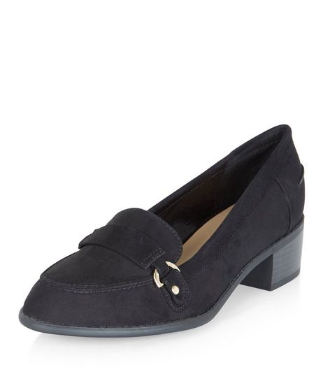 Teens Black Suedette Loafers | New Look