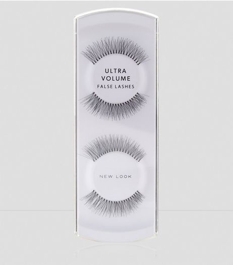 Black Ultra Volume False Lashes | New Look