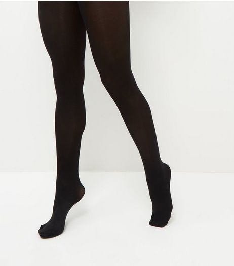 2 Pack Black 100 Denier Tights | New Look