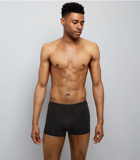 3 Pack Black Trunks | New Look