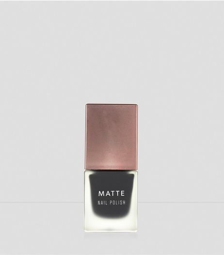 Noir Matte Nail Polish | New Look