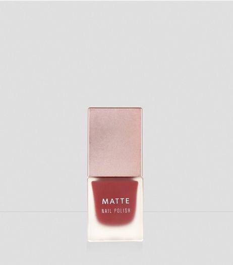 Deep Ruby Matte Nail Polish | New Look