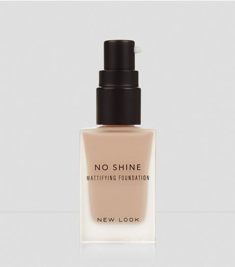 Light Beige No Shine Mattifying Foundation | New Look