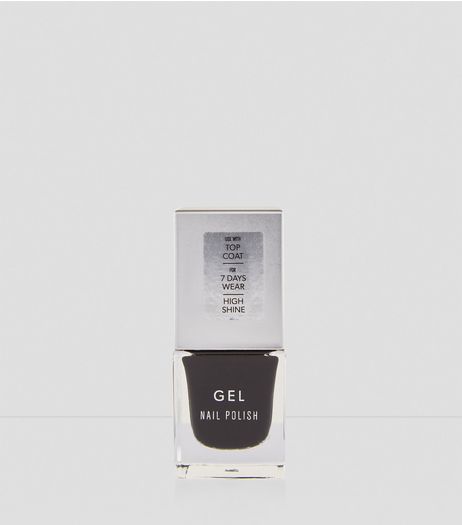 Liquorice Black Gel Nail Polish | New Look