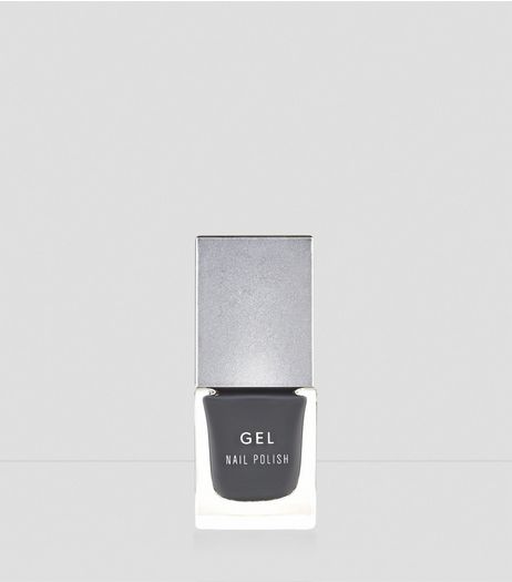 Smoke Grey Gel Nail Polish | New Look