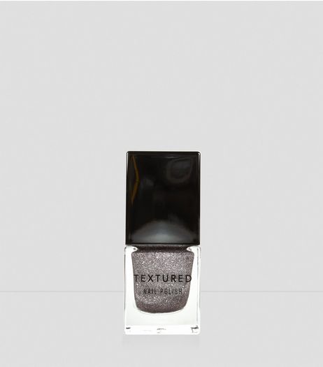 Gunmetal Textured Nail Polish | New Look
