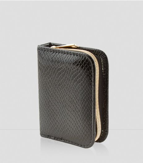 Black Snakeskin Manicure Set | New Look