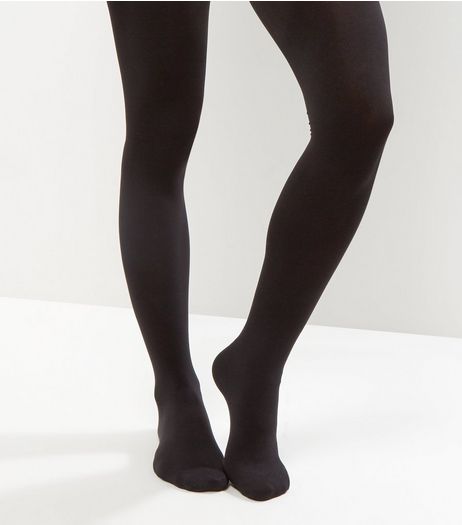 Black 80 Denier Luxury Shaping Tights | New Look